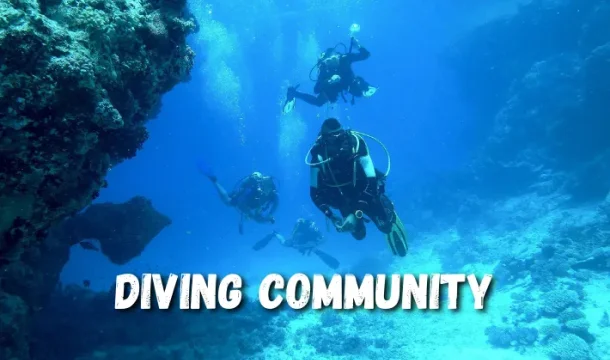 The vibrant Amed Diving Community thrives amidst azure waters